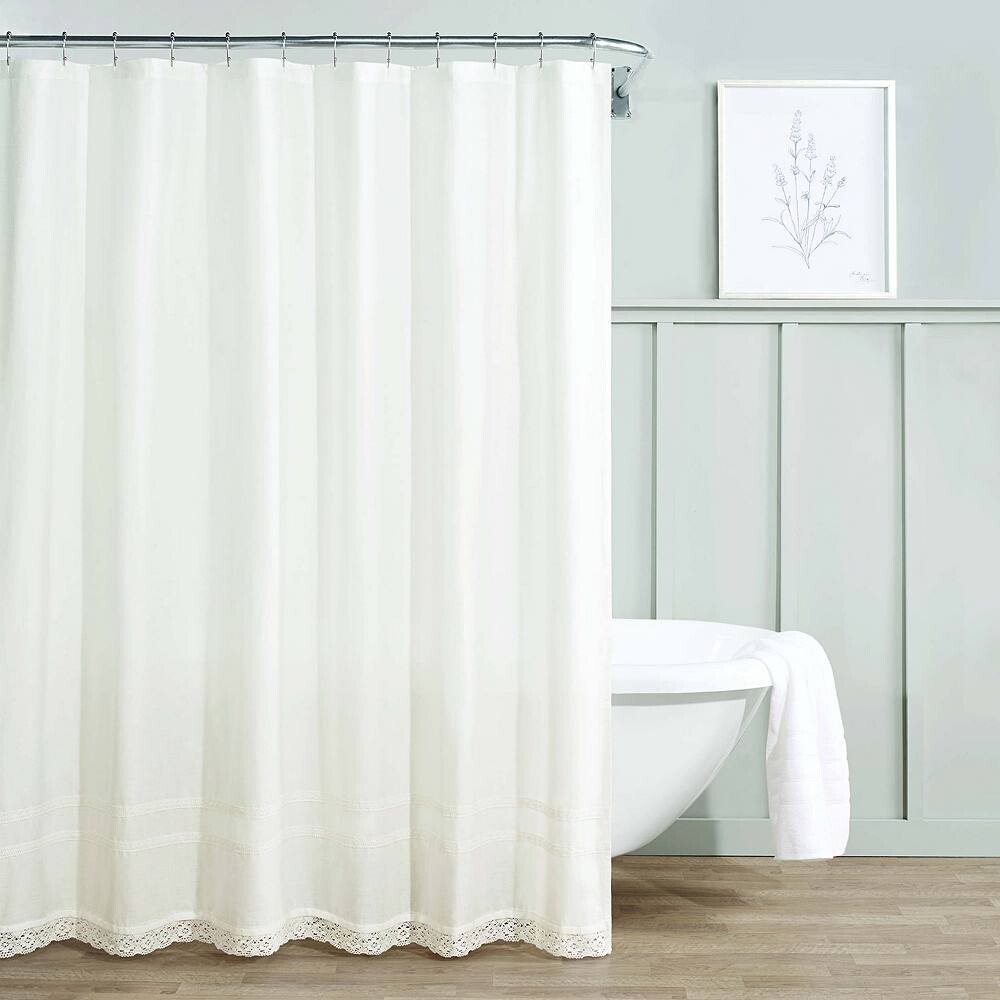 

Занавеска для душа Laura Ashley Lifestyles Annalbella, белый