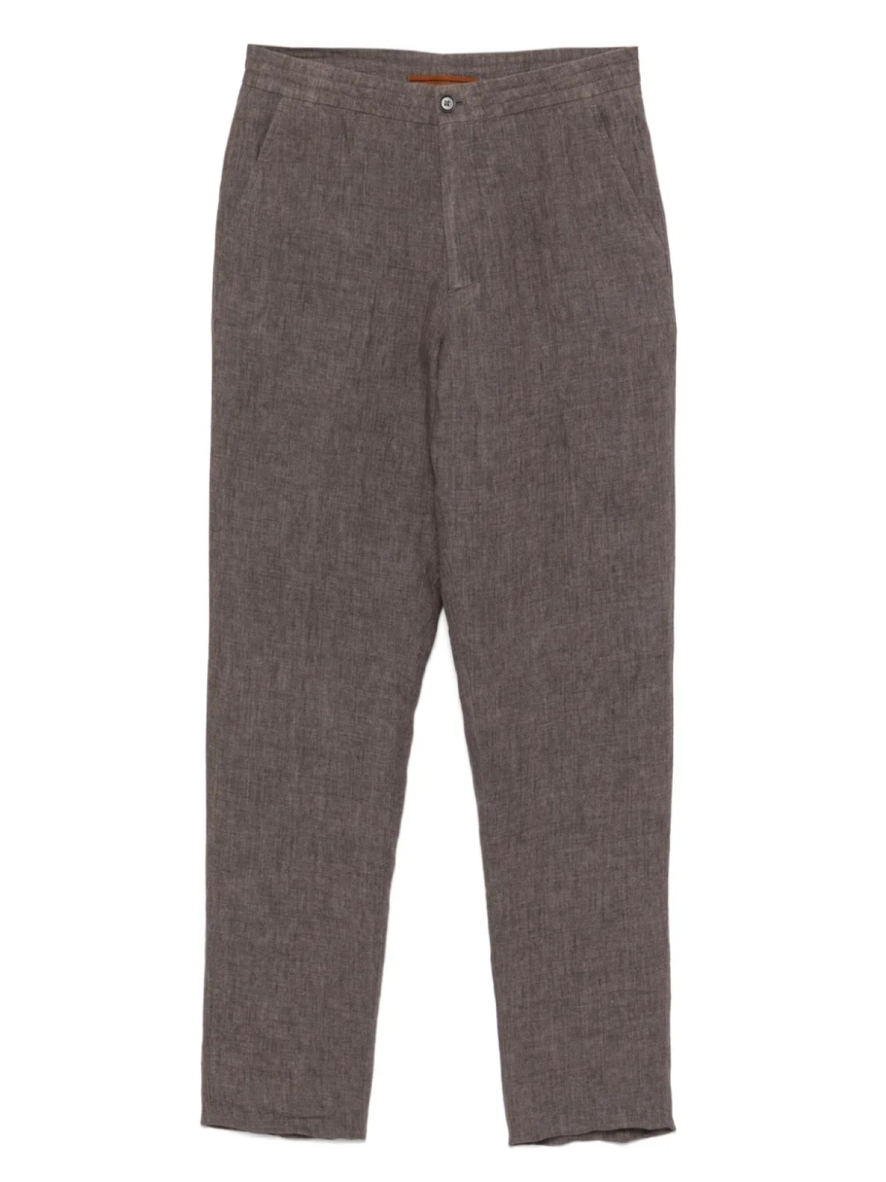 

Льняные брюки Zegna, коричневый