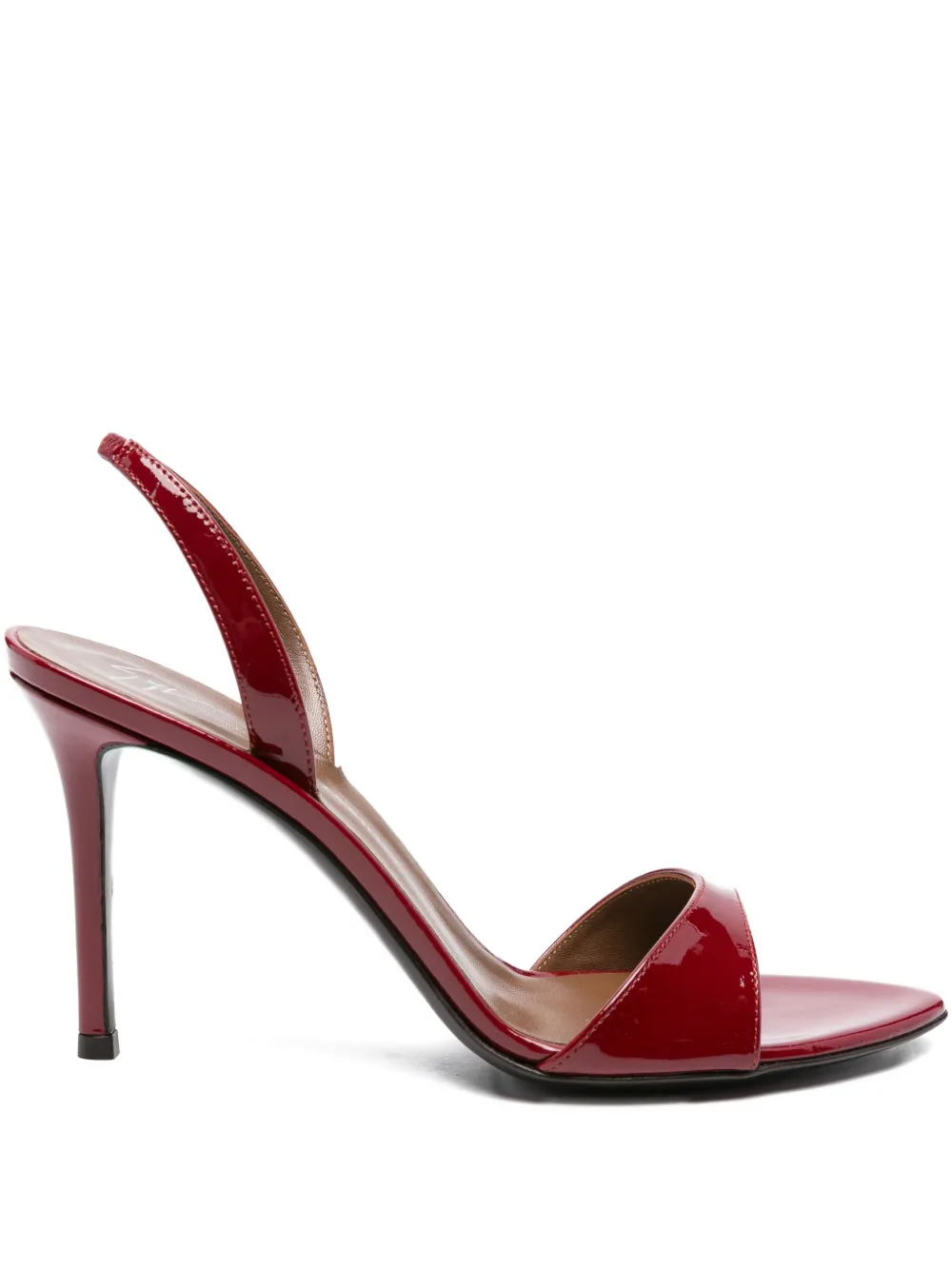 Босоножки с ремешком на пятке Giuseppe Zanotti, красный