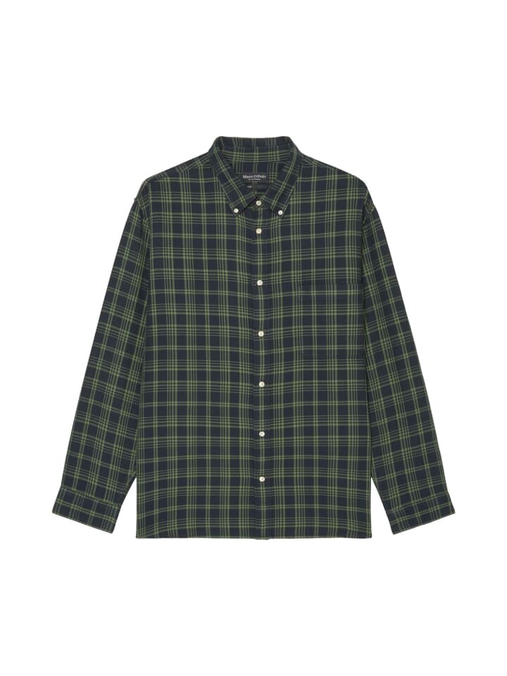 

Рубашка Marc O'Polo Flanellhemd regular, цвет multi/dark navy