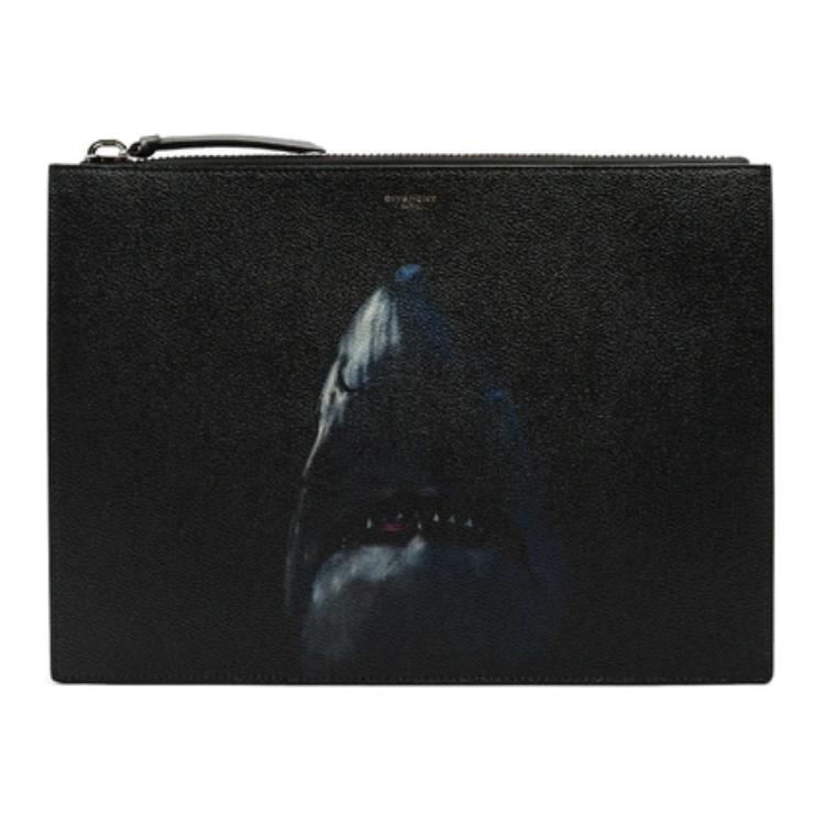 

Givenchy Мужская кожаная сумка клатч из хлопка с полиуретаном и полиэстером