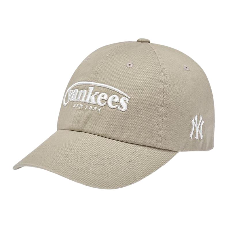 

MLB Хлопковая бейсболка унисекс бежевая, Beige