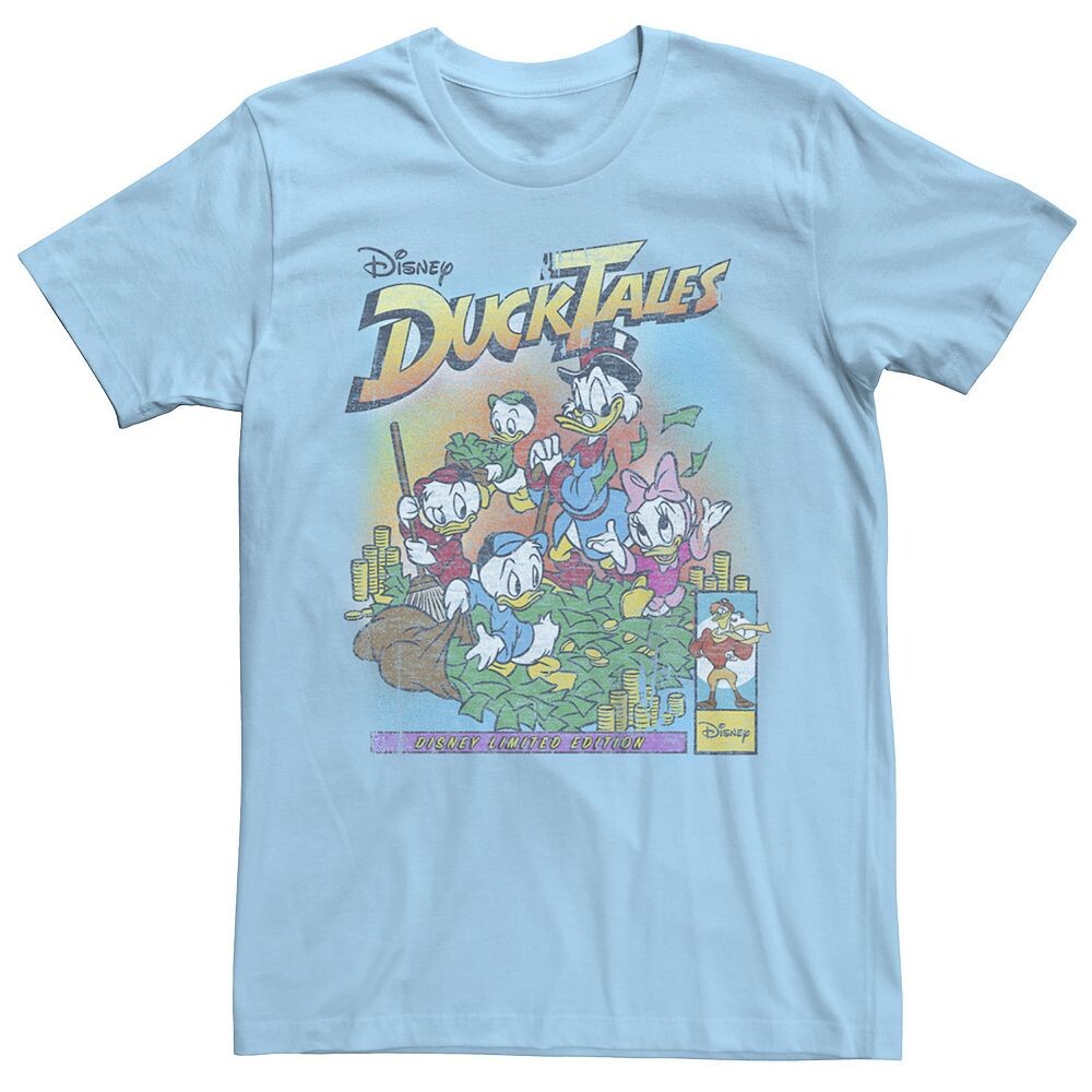 

Мужская футболка Disney's DuckTales с графическим рисунком в стиле ретро, ​​ограниченным тиражом, цвет Light Blue