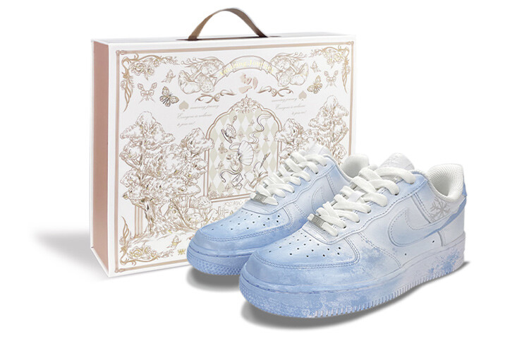 

Кроссовки Nike Air Force 1 Skateboard Shoes Women's Low-Top Blue/White