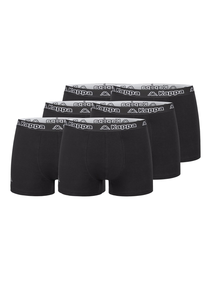

Боксерские трусы Kappa, цвет kappa boxershorts 6er pack 6x schwarz
