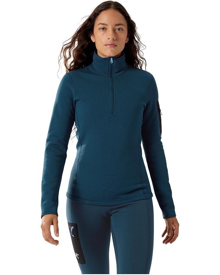 

Женская базовая футболка Arc'teryx Kyanite Zip Neck, Midnight Frost, Синий, Женская базовая футболка Arc'teryx Kyanite Zip Neck, Midnight Frost