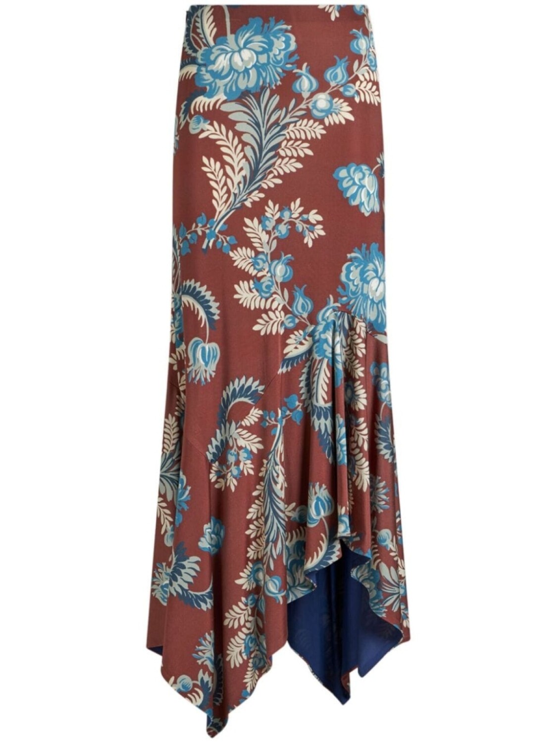 

ETRO юбка макси из джерси с принтом, красный
