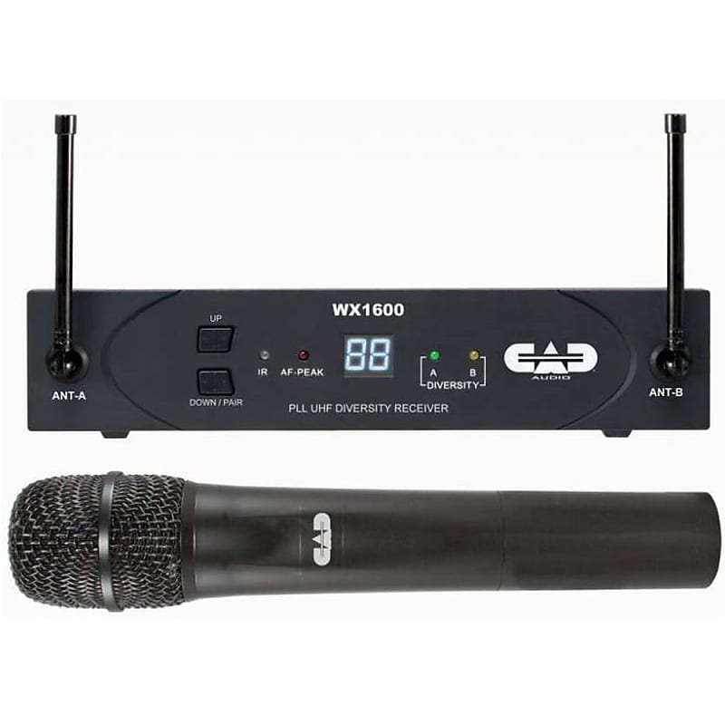 

Микрофонная система CAD StagePass WX1600 Wireless Handheld Microphone - F Band (638-662 MHz)