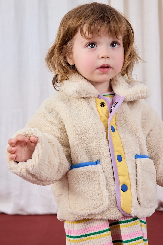 

Двусторонняя детская куртка Game Pawns Bobo Choses, бежевый