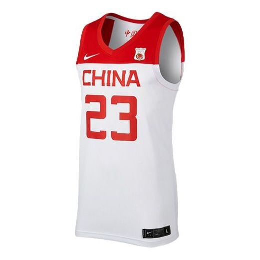 

Спортивная футболка casual sports basketball jersey china team home no. 23 red Nike, красный