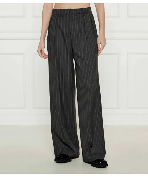 

Брюки Хенеса Flare fit Hugo, серый