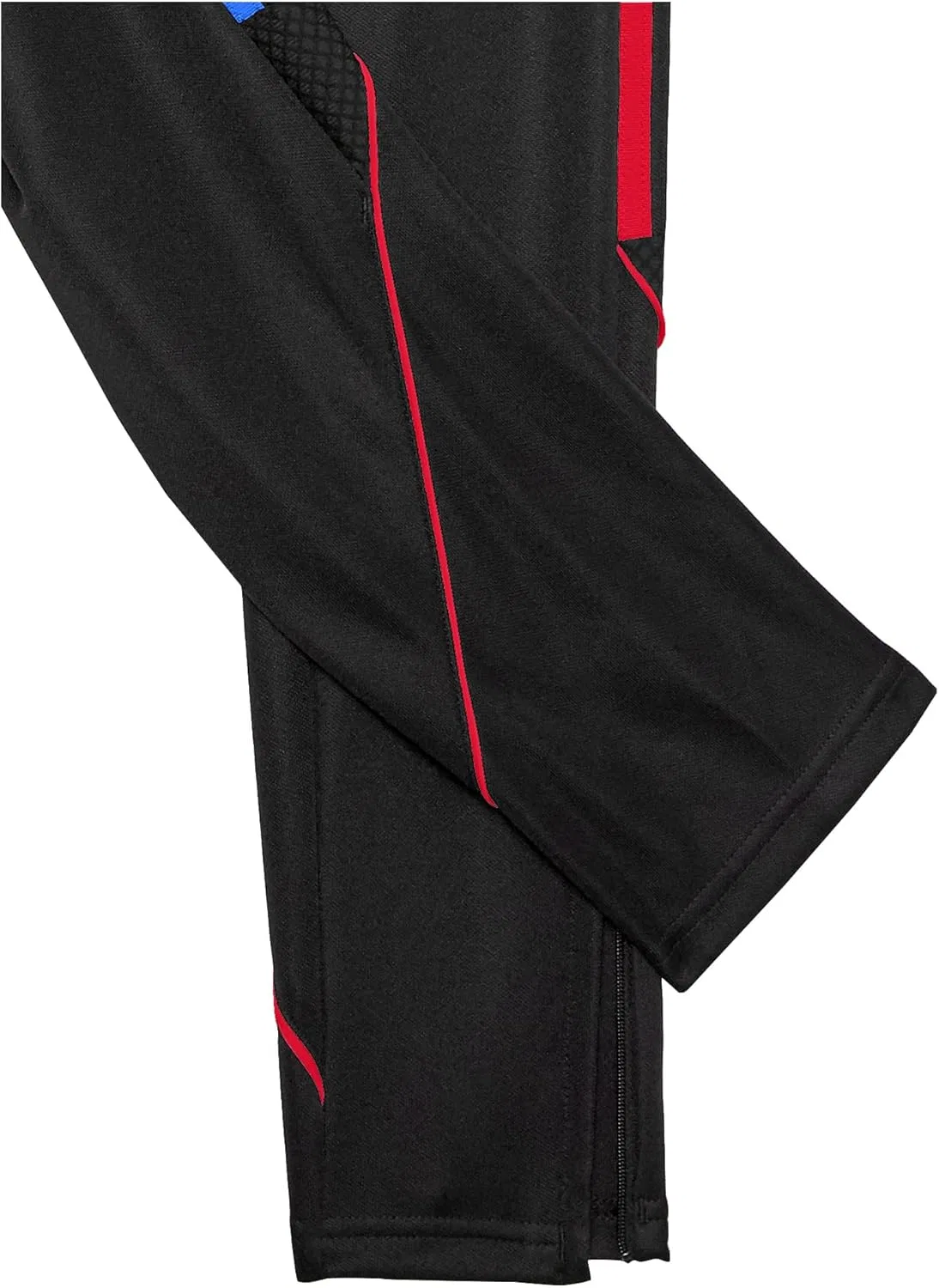 Детские спортивные штаны Adidas Tiro для девочек, Black/Team Power Red — фото 4