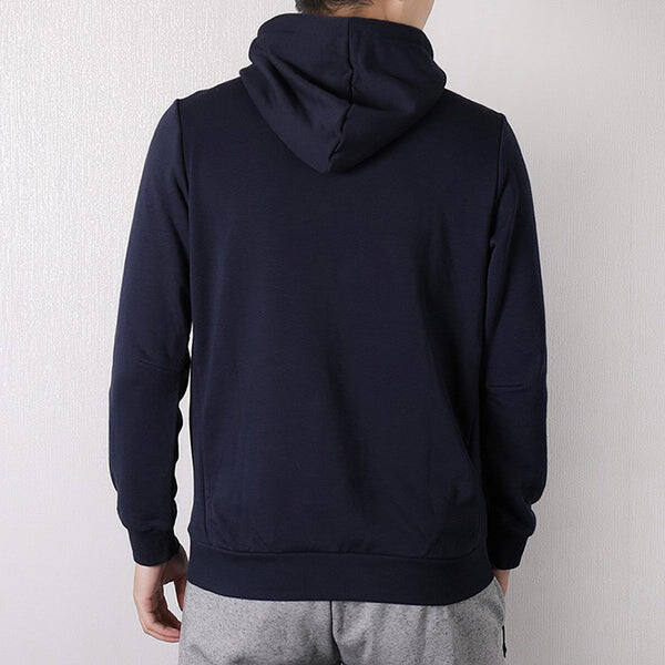 Толстовка men's mh bos po ft sports stylish navy blue Adidas, синий — фото 4