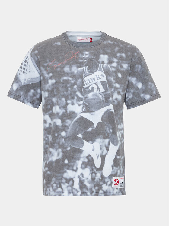 

Футболка стандартного кроя Mitchell & Ness, серый