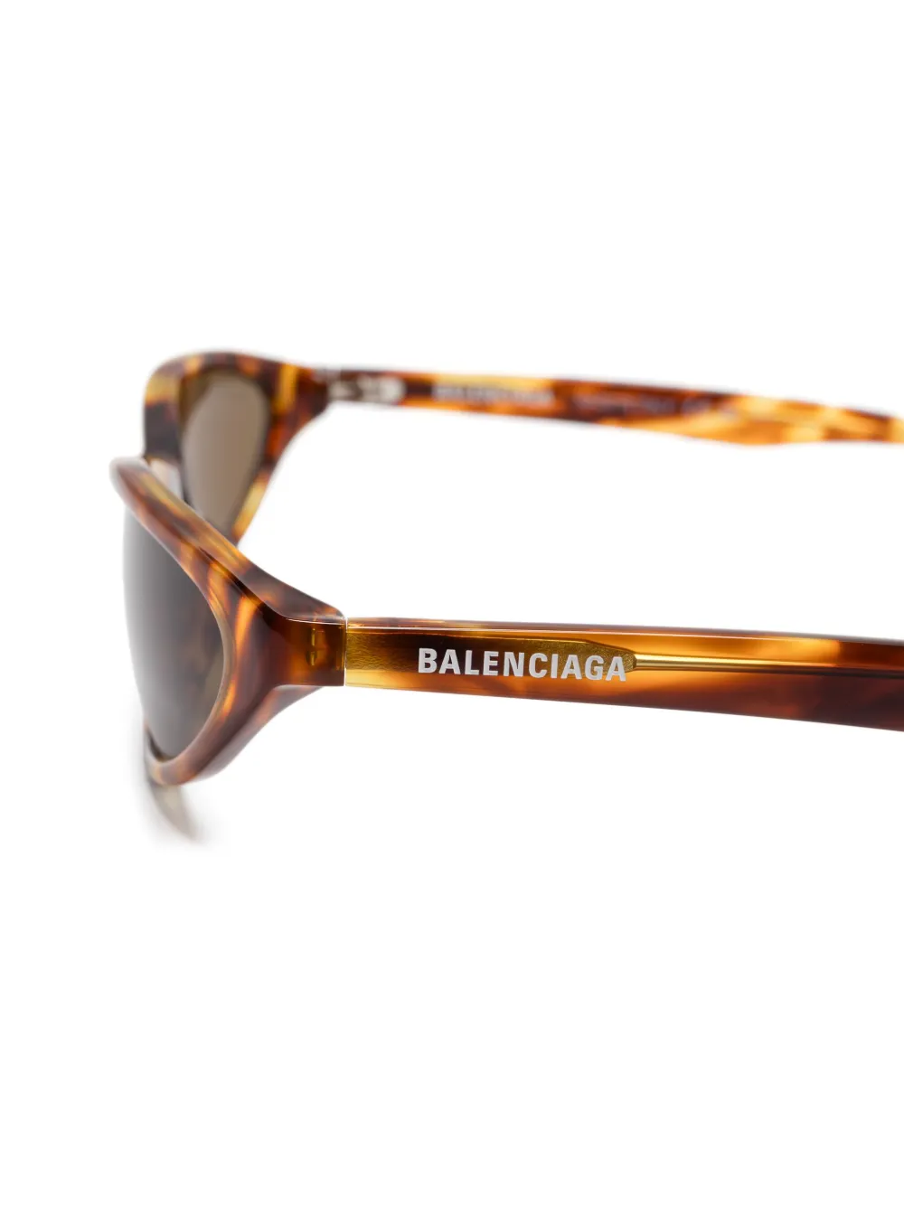 Солнцезащитные очки 0402 Balenciaga Eyewear, коричневый — фото 3