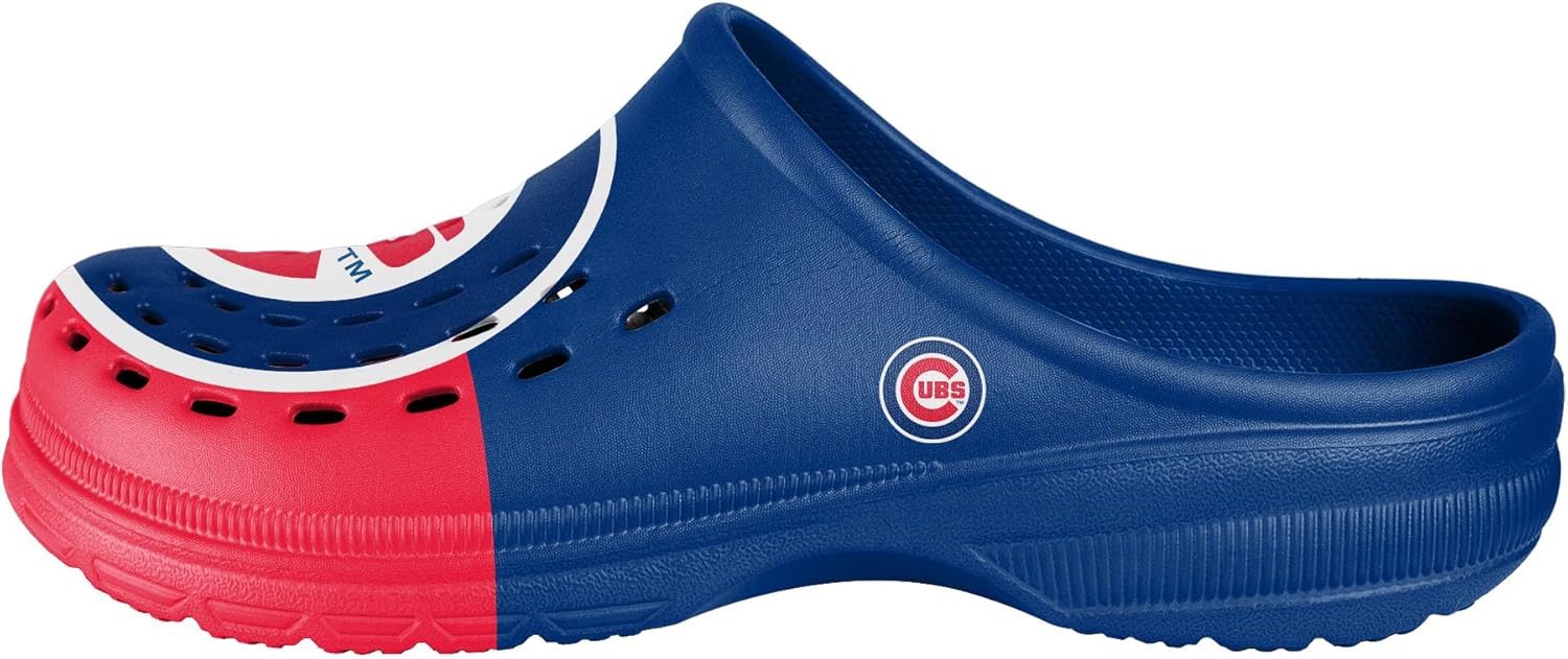 Мужские сабо FOCO MLB с крупным логотипом и цветными блоками, Chicago Cubs — фото 3