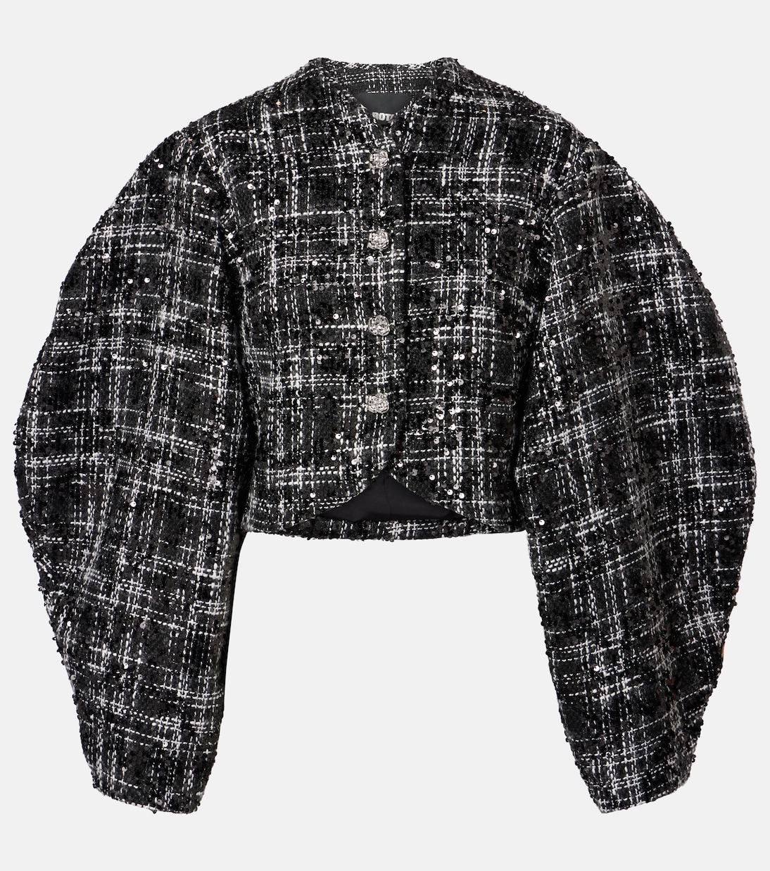 

Пиджак из букле с пайетками Rotate, Black Comb