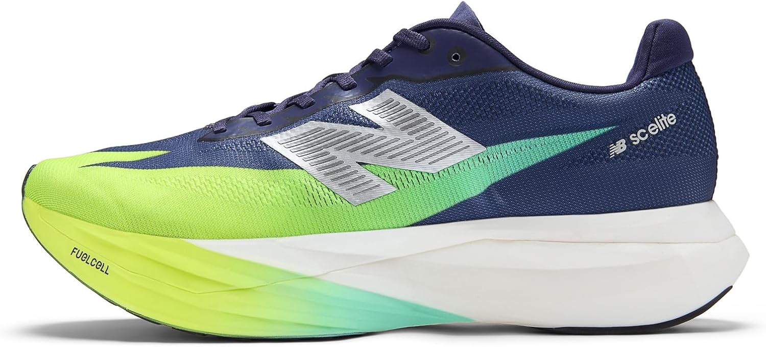 Мужские кроссовки New Balance FuelCell Supercomp Elite V5, Boysenberry/Afterglow — фото 2