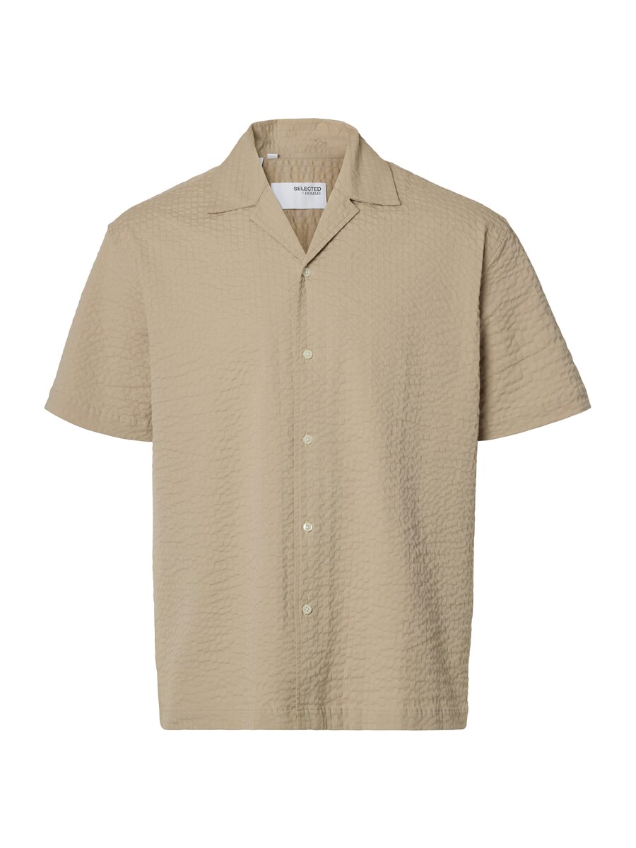 

Рубашка на пуговицах Comfort fit SELECTED SLHAce, темно-бежевый