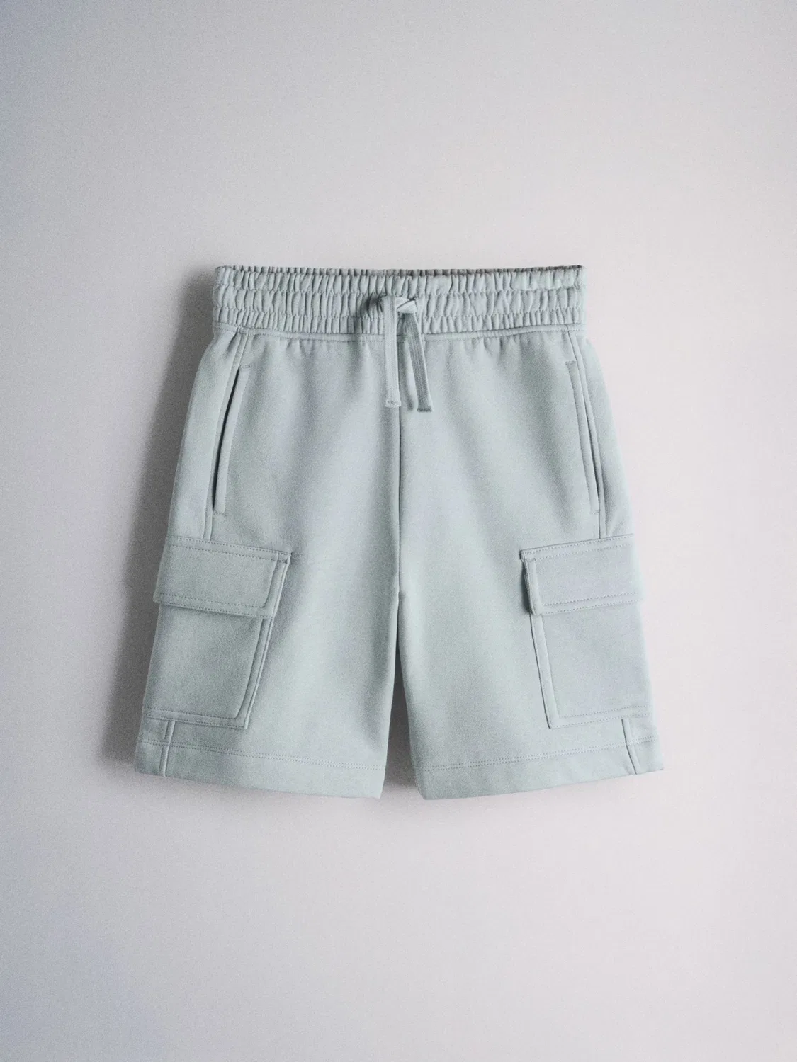 Брюки свободного кроя The Set, Beige/Dusty Blue/Light Grey/Mint — фото 4