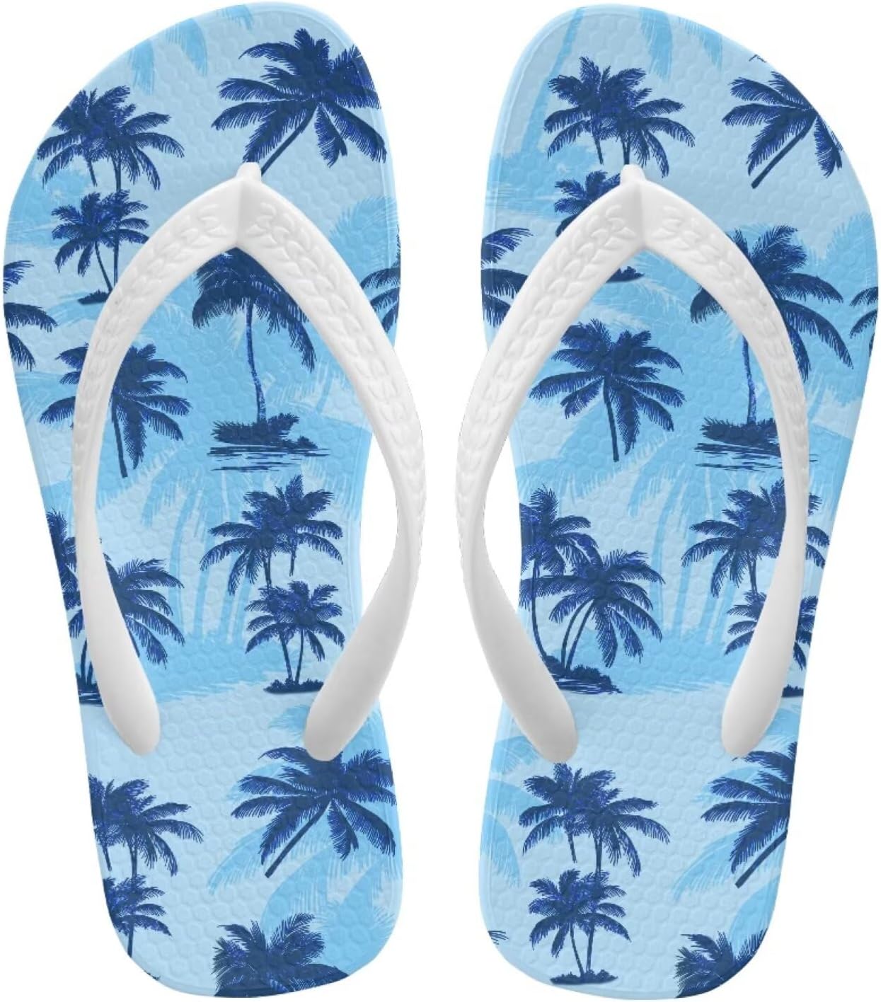 

Вьетнамки для девочек, детские шлепанцы, легкие пляжные сандалии, детские летние шлепанцы с противоскользящей подошвой Pynewomyt, голубой