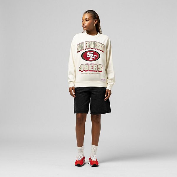 

Женский свитшот San Francisco 49ers тональный с арочным принтом, кремовый Mitchell & Ness, Бежевый, Женский свитшот San Francisco 49ers тональный с арочным принтом, кремовый Mitchell & Ness