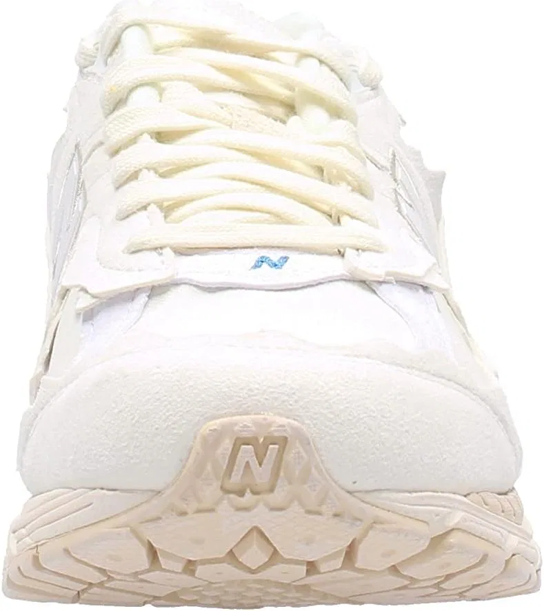 Мужские кроссовки New Balance Lifestyle, нубук, сетка, белые — фото 4