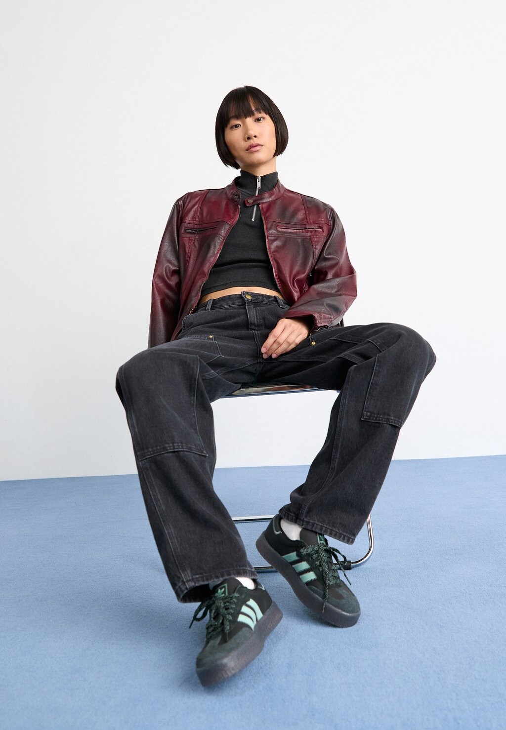 

Кроссовки SAMBAE adidas, черный