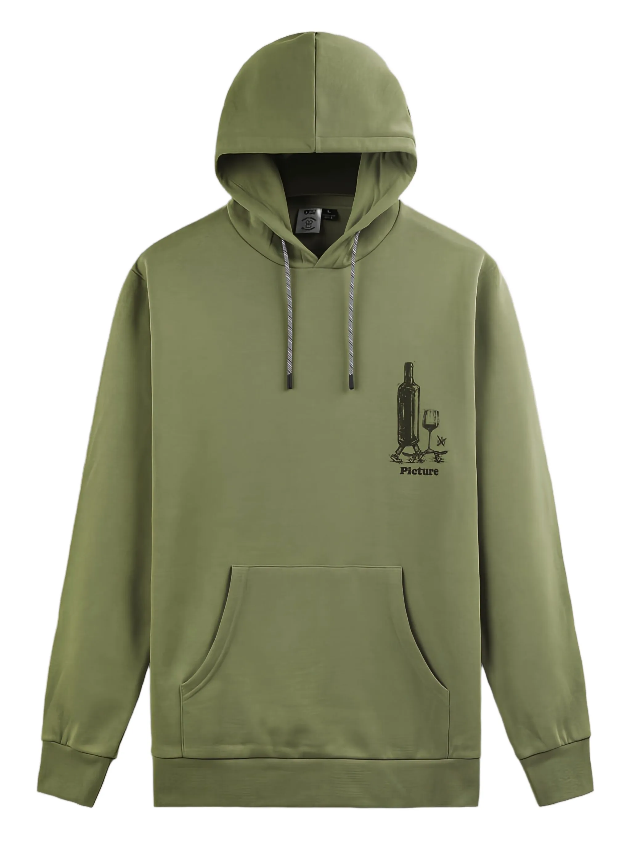 

Худи с накладным карманом Picture, зеленый