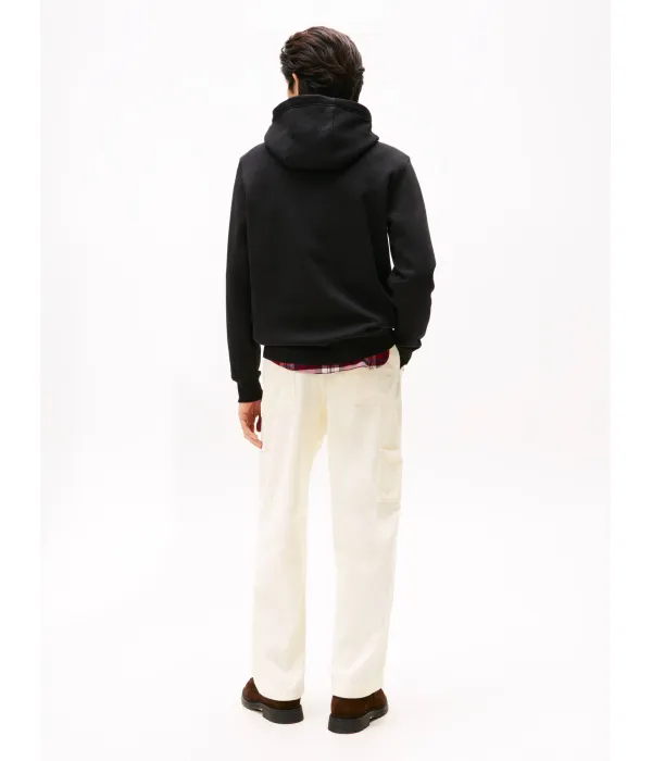 Толстовка с овальным рисунком Relaxed fit Tommy Hilfiger, черный — фото 3