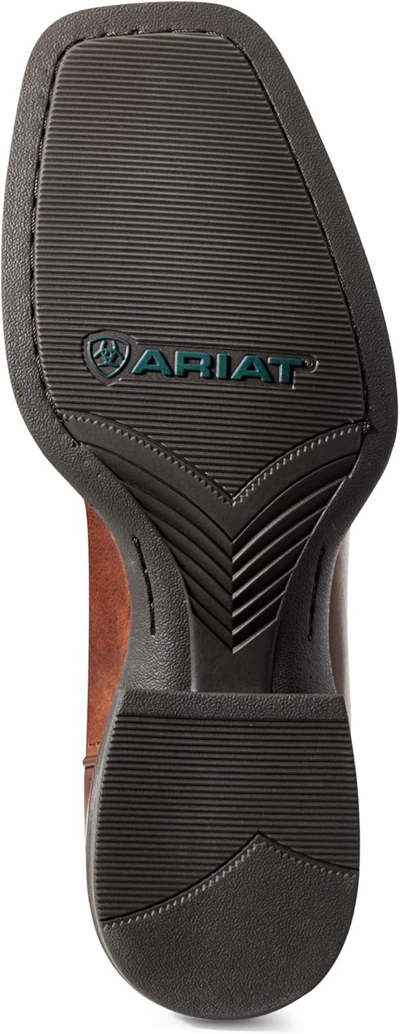 Мужские западные ковбойские сапоги Ariat Sport с широким квадратным носком, черный — фото 3