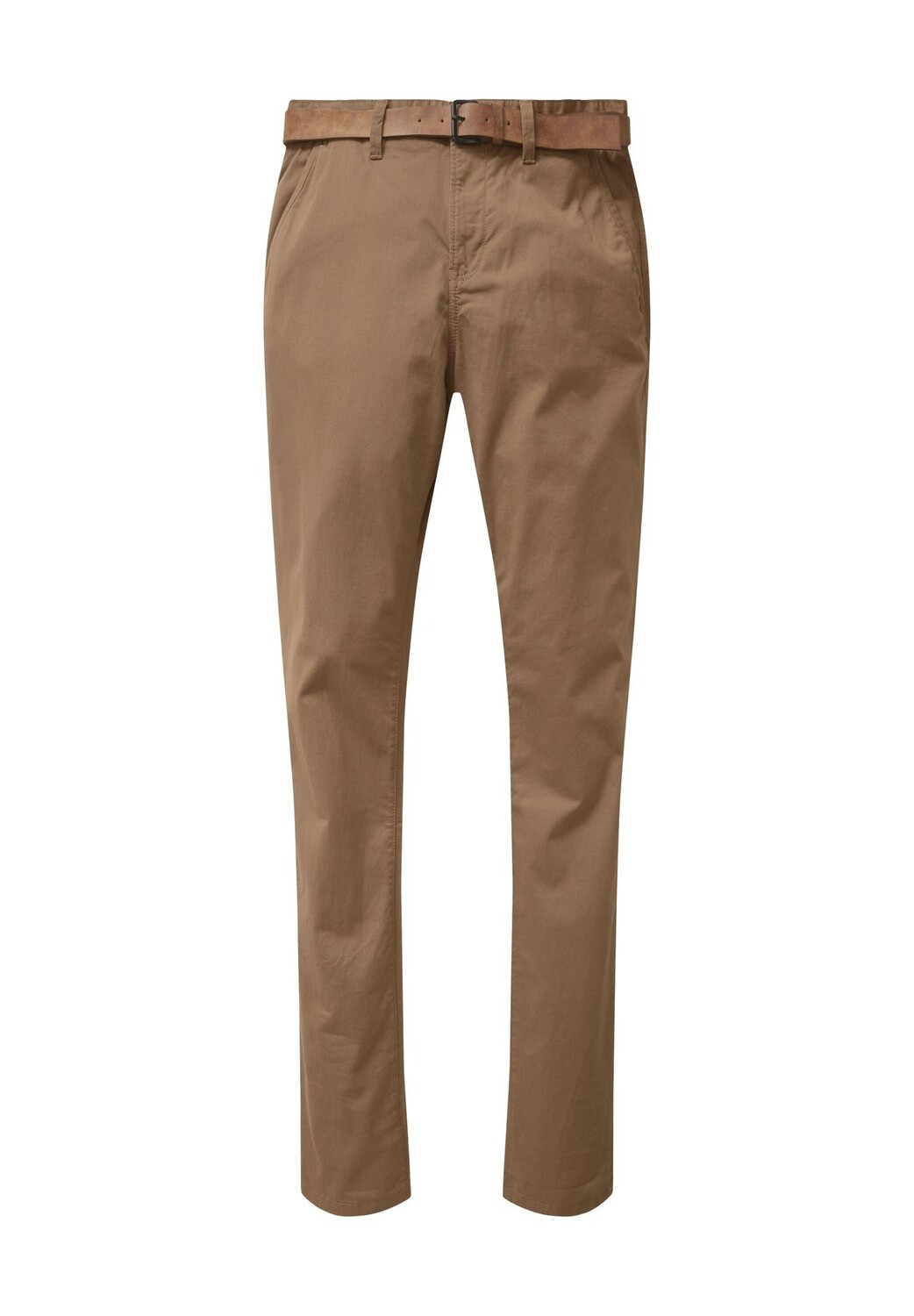 

Чинос, однотонный, с поясом, мужской Tom Tailor, цвет Honey Camel