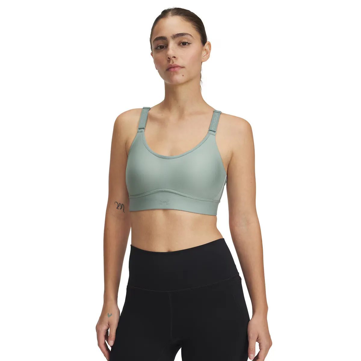 

Женский топ UA Infinity Mid 2.0 Bra Under Armour, зеленый