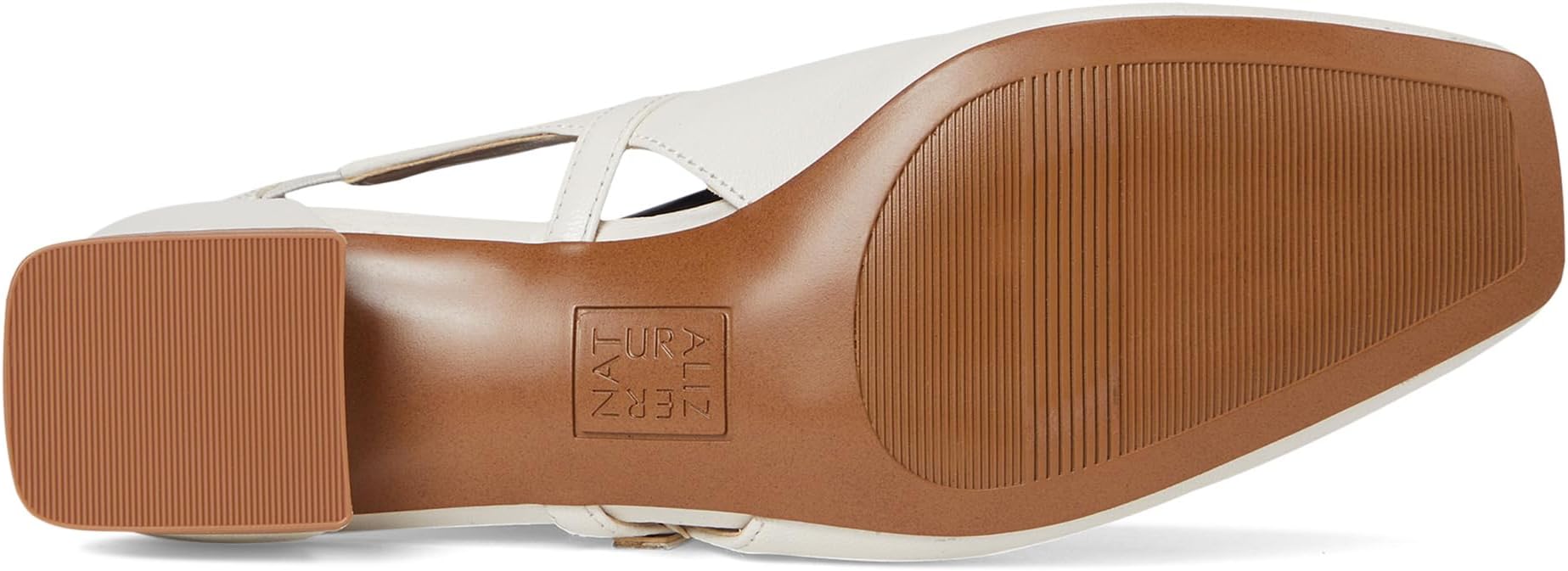 Туфли Naturalizer Women's Soul Idea Ballet Flat, Warm White Leather — фото 3
