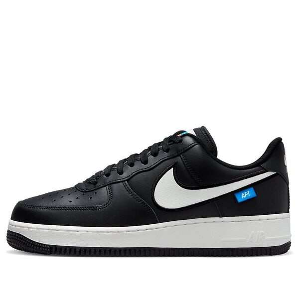

Кроссовки air force 1 low 'black white' Nike, черный