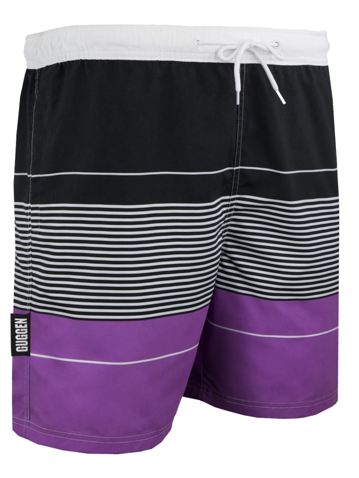 

GUGGEN MOUNTAIN Мужские плавки - быстросохнущие, дышащие, с принтом фиолетового цвета