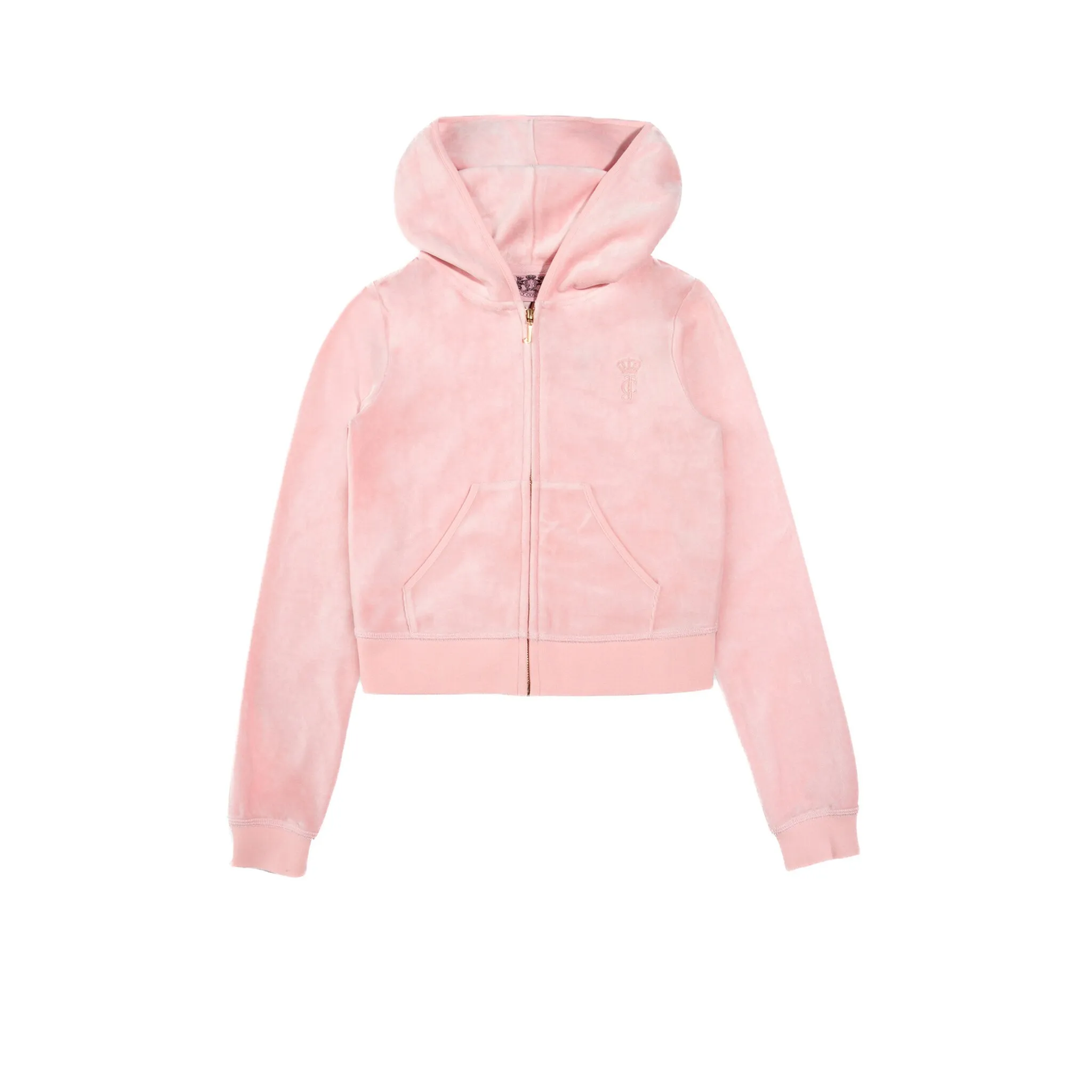 

Куртка Juicy Couture с капюшоном «HERITAGE ROBYN HOODIEженская», с капюшоном, женская спортивная куртка, толстовка с капюшоном, велюр, с блестками, распродажа, цвет candy pink