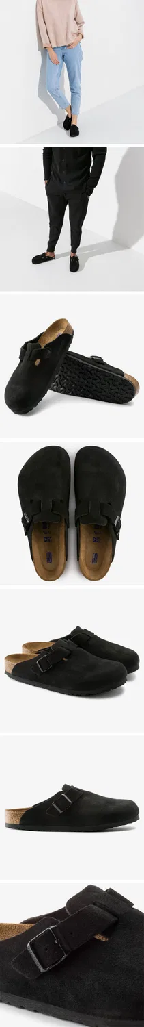 Мужские сабо Boston SFB VL Black Regular от Birkenstock — фото 3