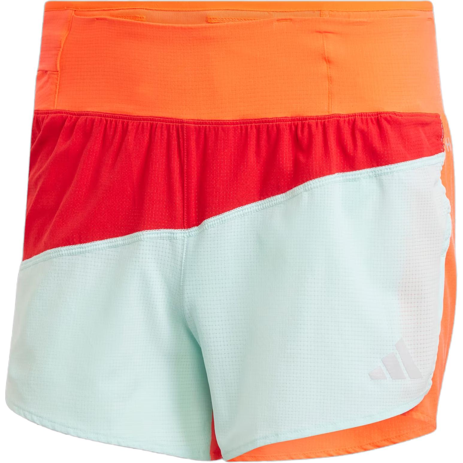 

С AdiClub New York City мужские беговые шорты Split Adidas, оранжевый