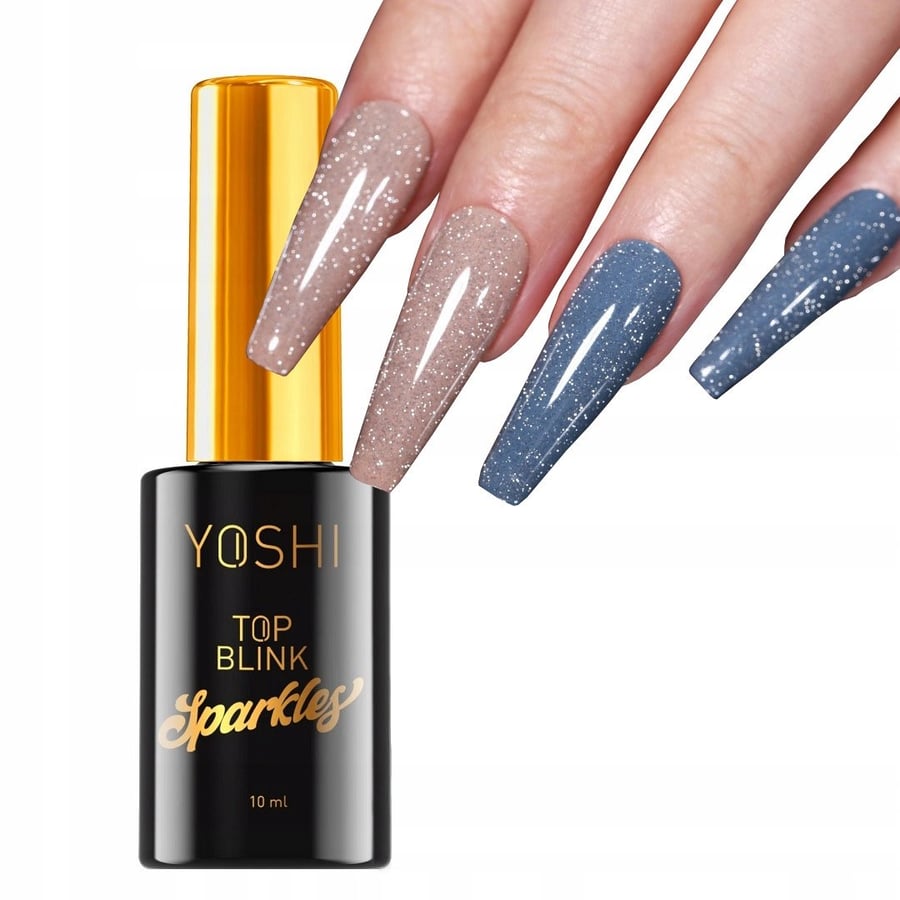 

Yoshi Top Blink Sparkles Top Glitter без вытирания и смывания 10 мл