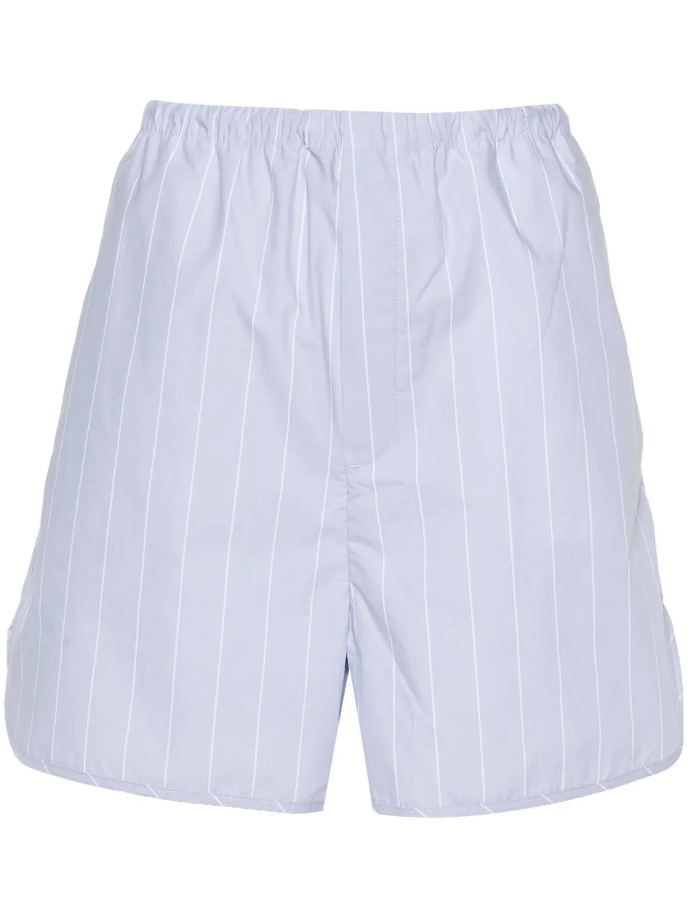 

Полосатые шорты из органического хлопка Filippa K, синий