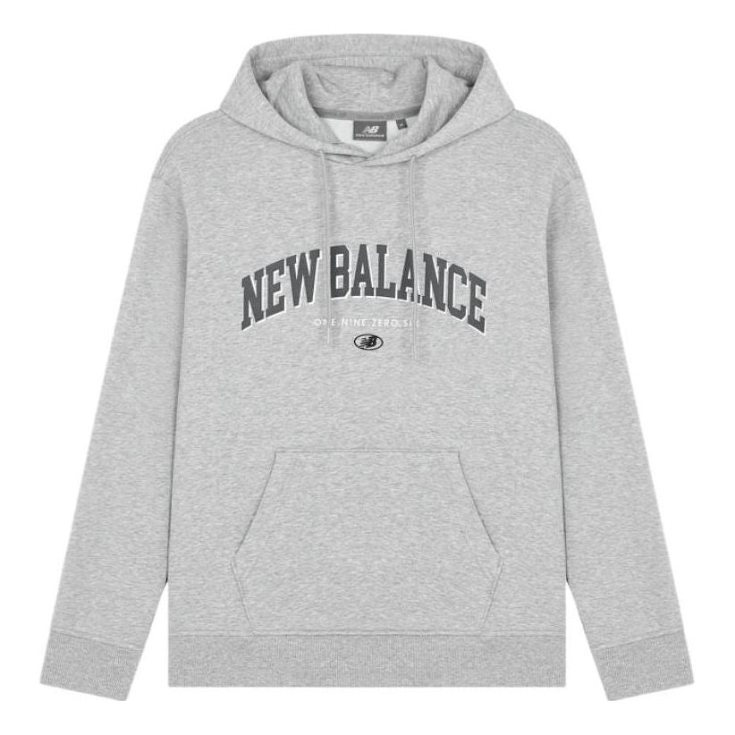 

Худи New Balance Lifestyle Hoodie 'Beige Black', серый