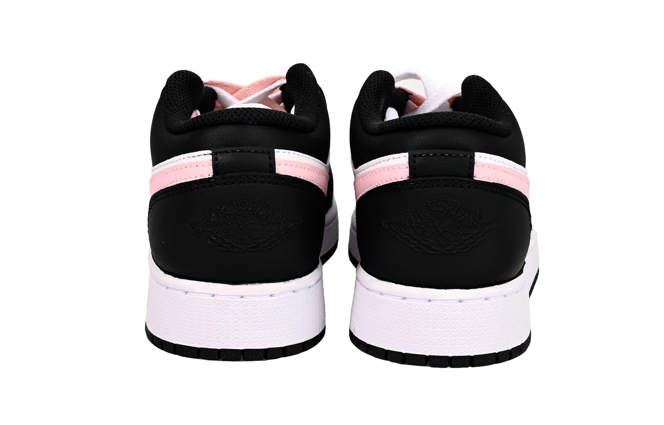 Jordan Детские кроссовки для скейтбординга Air 1 Pink Appliqué Low Top для подростков — фото 4