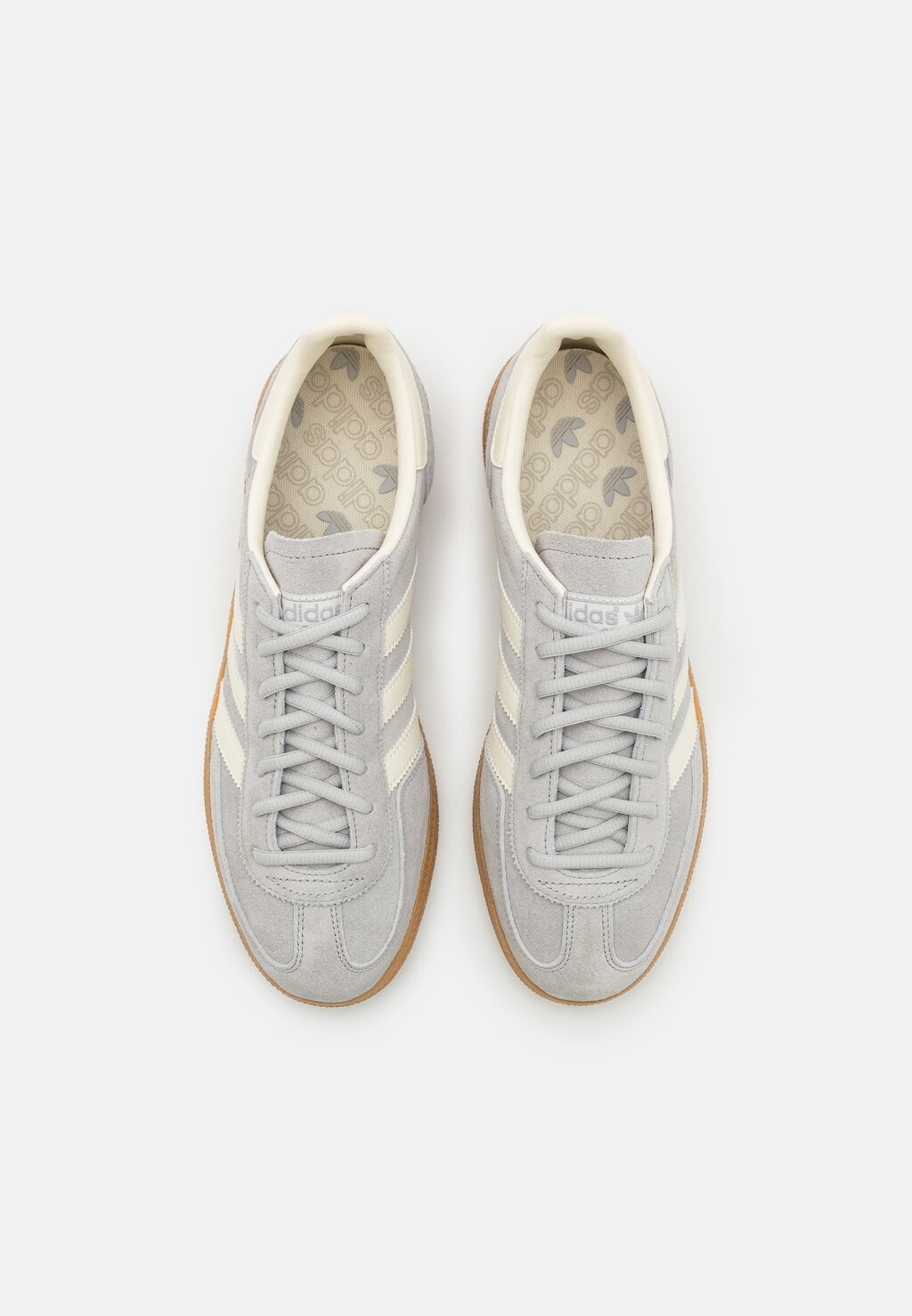 

Полукеды Handball Spezial Unisex adidas Originals, серые двойки/кремово-белые/обувь белая