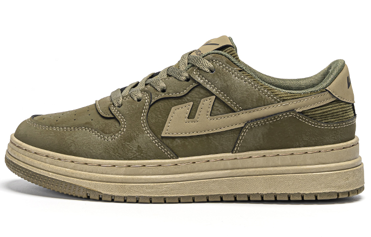 

Кроссовки WARRIOR Skateboarding Shoes Men Low-top Army Green, хаки