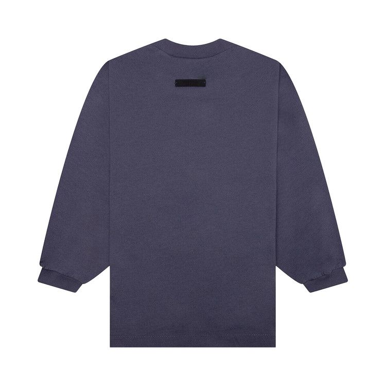 Футболка Fear of God Essentials Kids Jersey Long-Sleeve Tee, Marine — фото 2