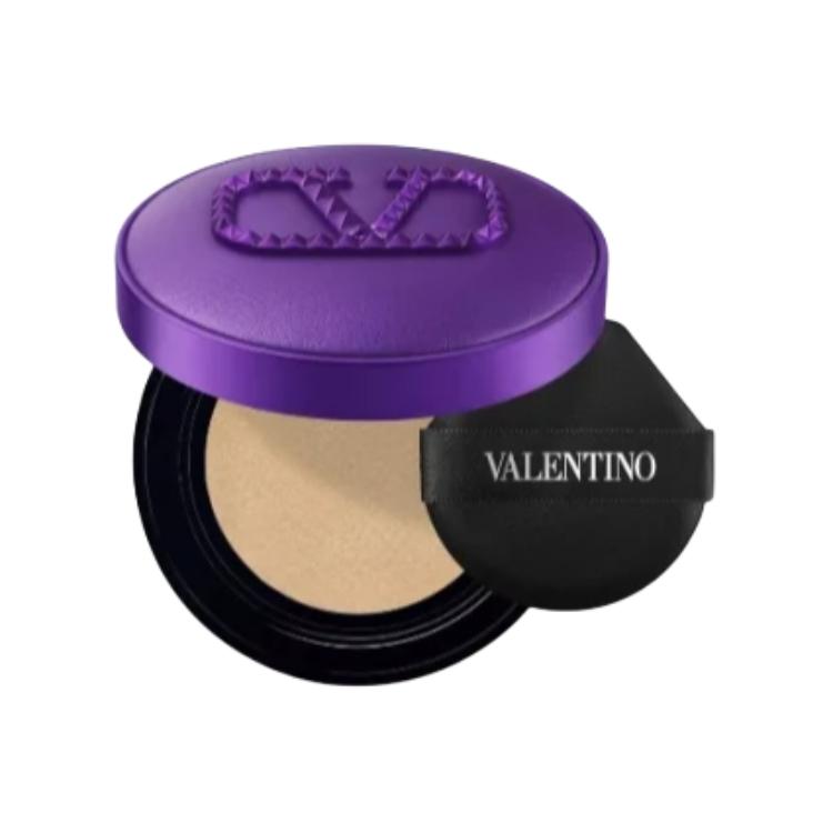 Valentino Wilderness Purple Limited Dewy Air Cushion тонирующий, выравнивающий тон кожи, осветляющий, натуральный 12g — фото 4