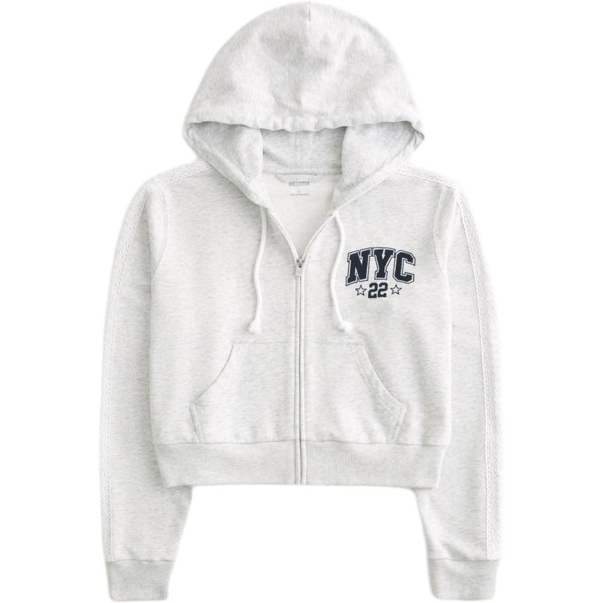 

Hollister Женская куртка светло-серая, Light Gray