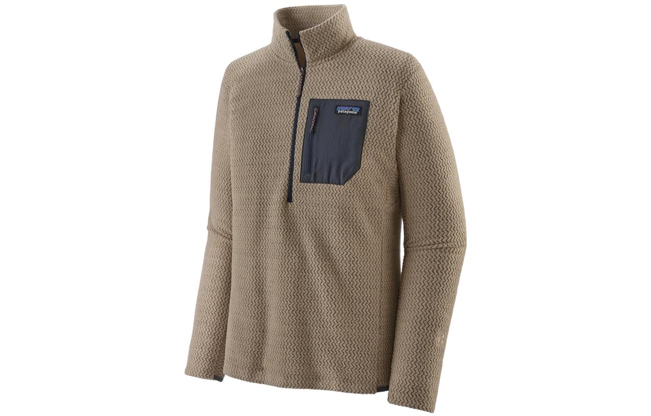 Мужская флисовая одежда Patagonia, коричневый
