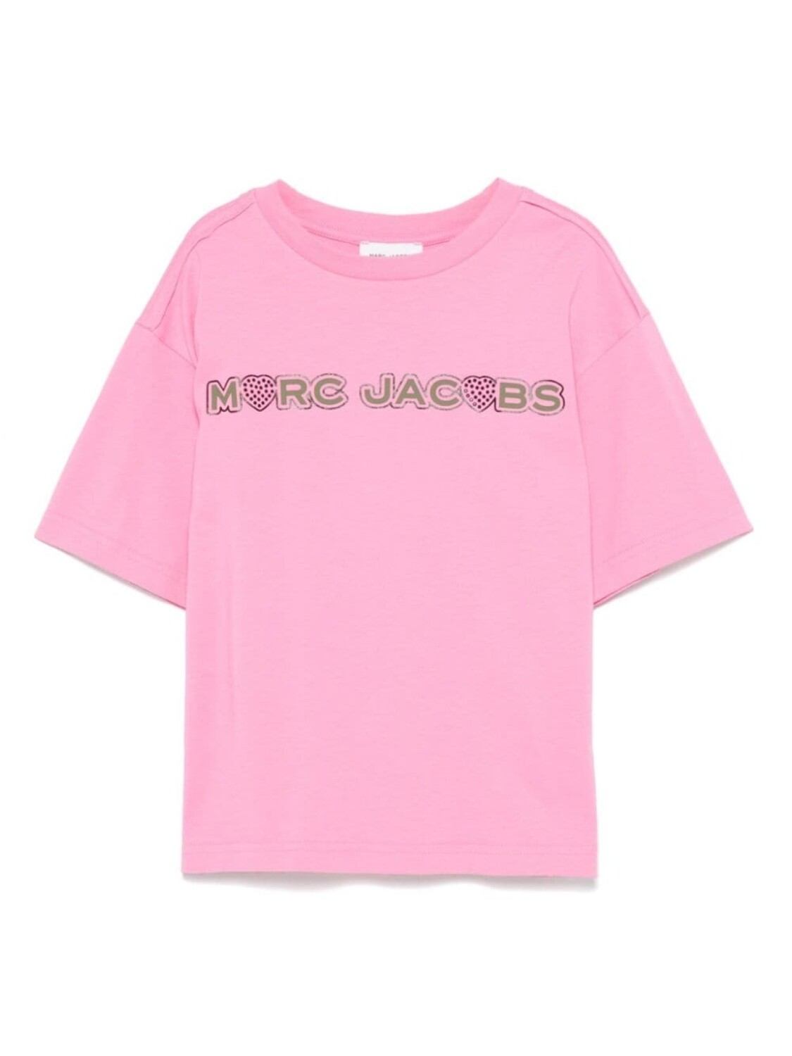 

Marc Jacobs Kids футболка с логотипом, розовый